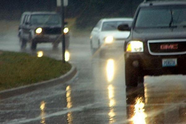 Driving in heavy rains